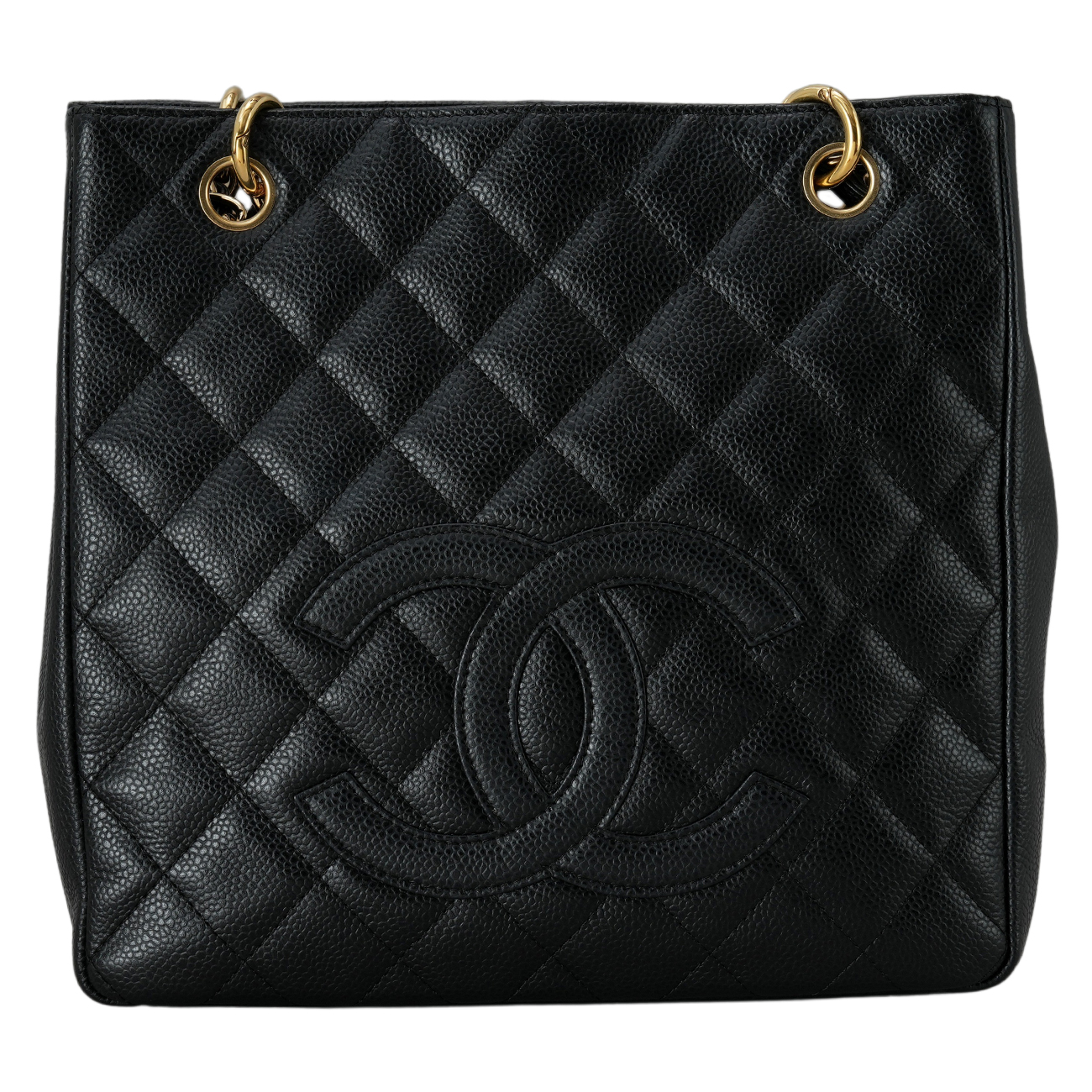 CHANEL(USED)샤넬 캐비어 쁘띠 그랜드샤핑