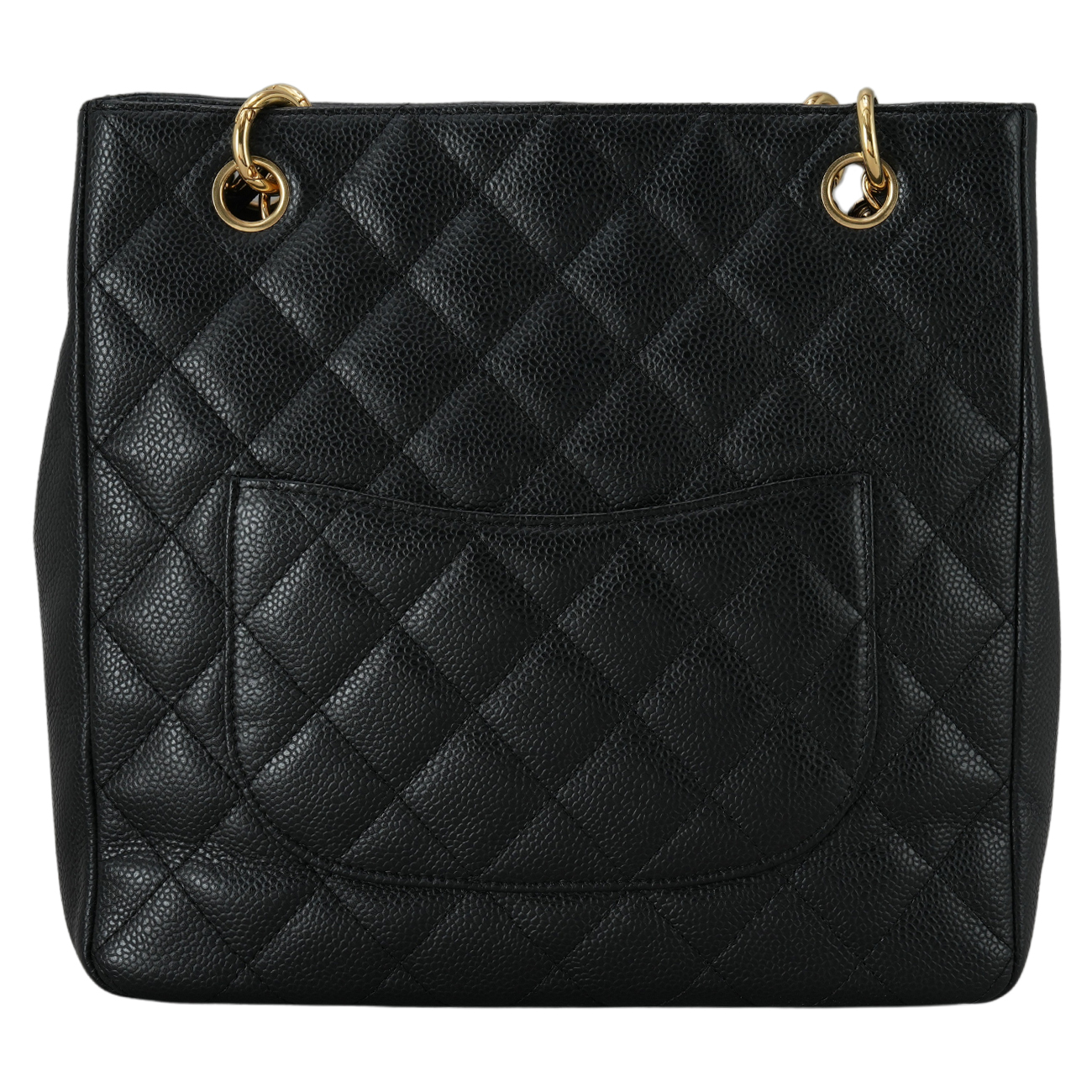 CHANEL(USED)샤넬 캐비어 쁘띠 그랜드샤핑