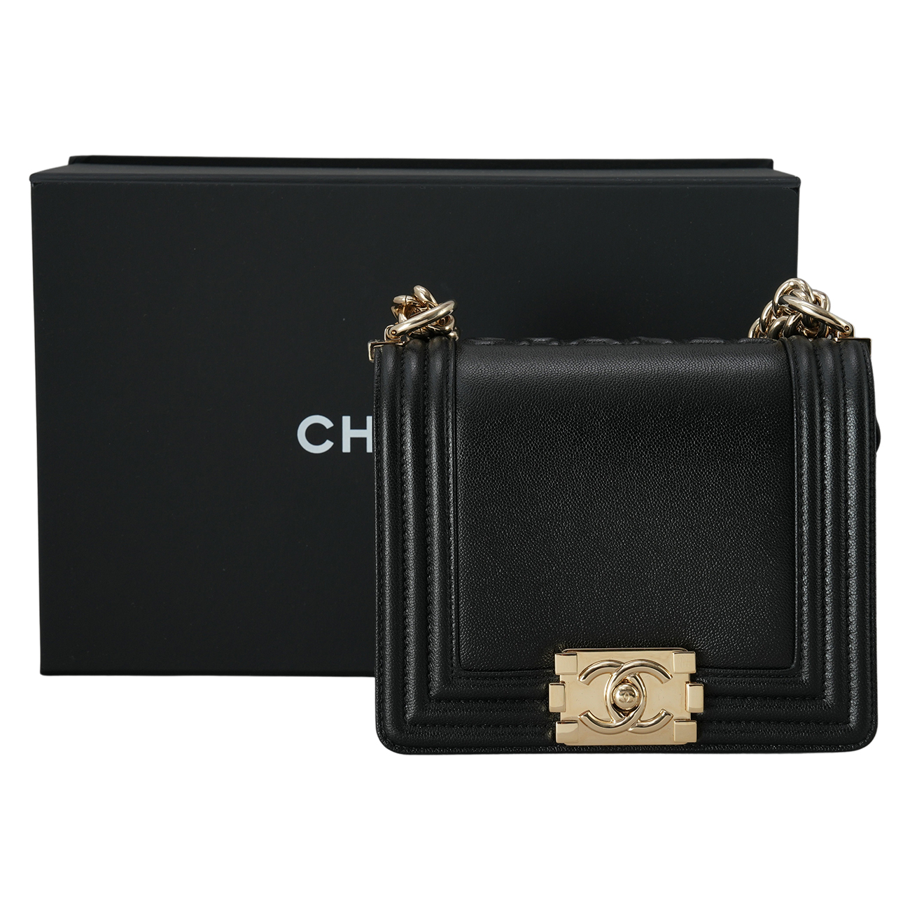 CHANEL(USED)샤넬 캐비어 보이샤넬 미니 플랩백