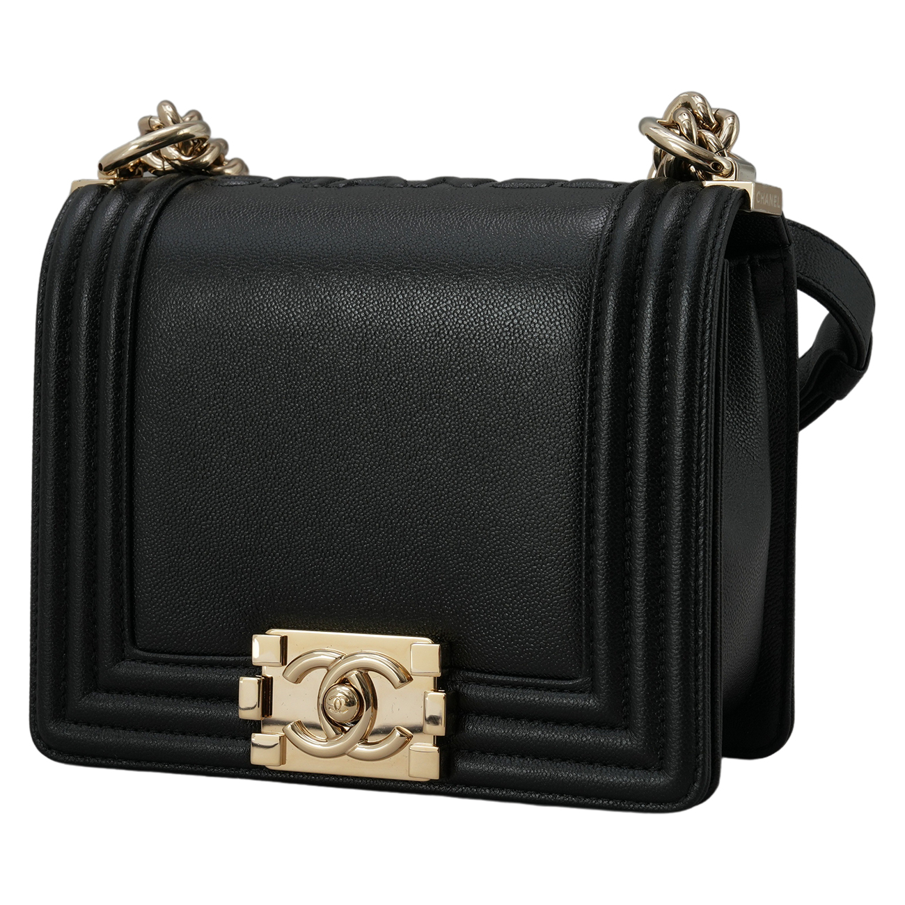 CHANEL(USED)샤넬 캐비어 보이샤넬 미니 플랩백