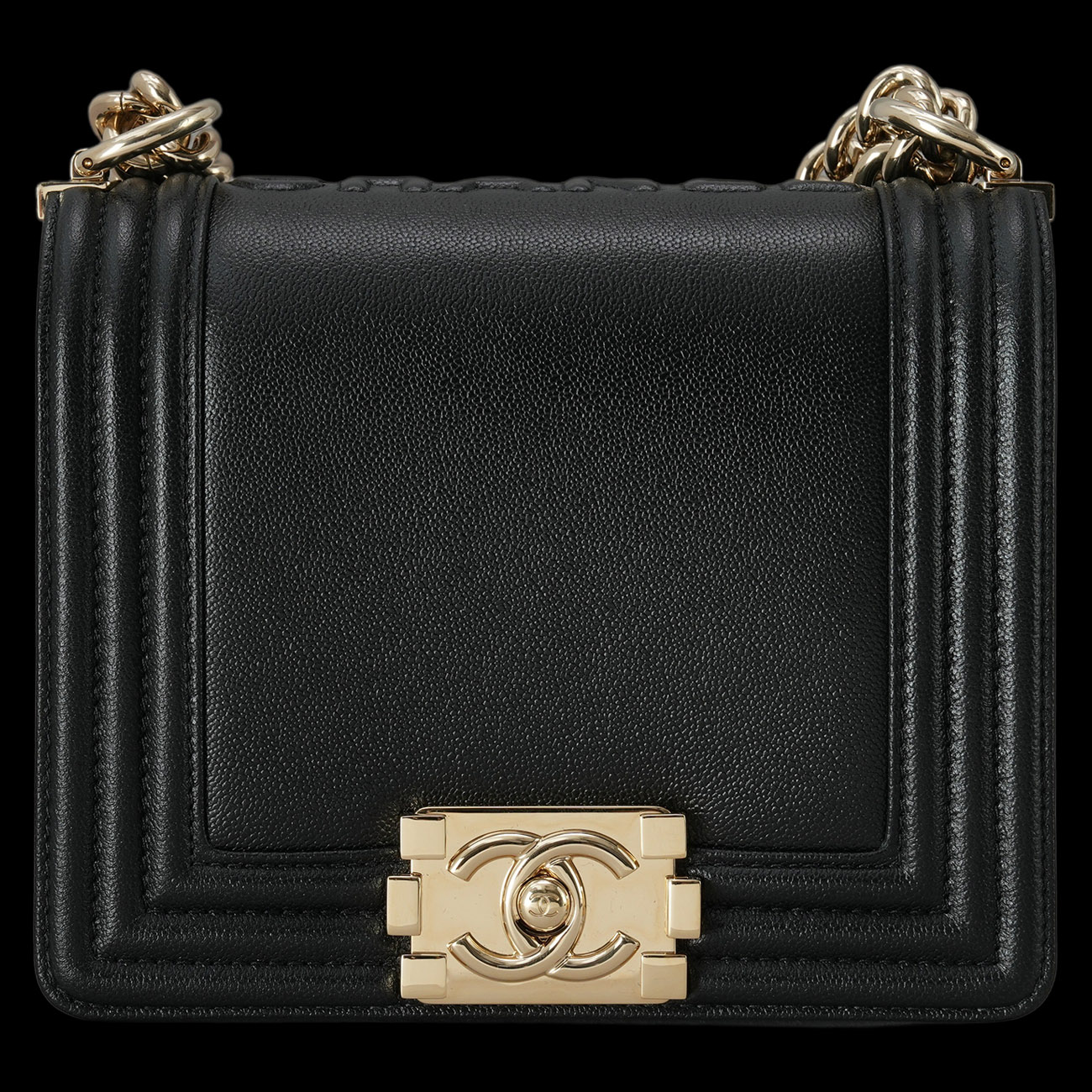 CHANEL(USED)샤넬 캐비어 보이샤넬 미니 플랩백