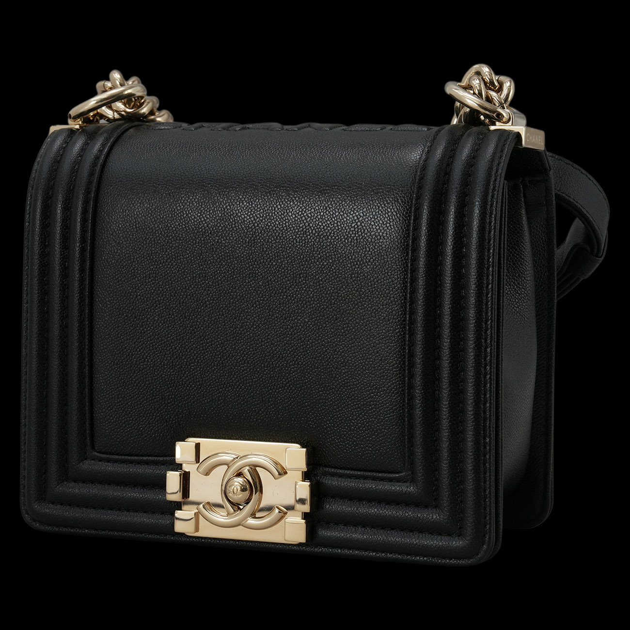 CHANEL(USED)샤넬 캐비어 보이샤넬 미니 플랩백