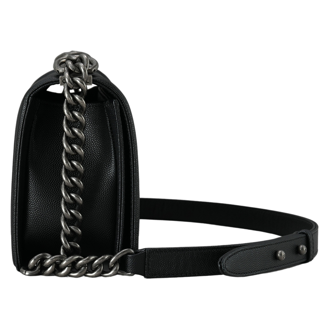 CHANEL(USED)샤넬 캐비어 보이샤넬 미듐 플랩백