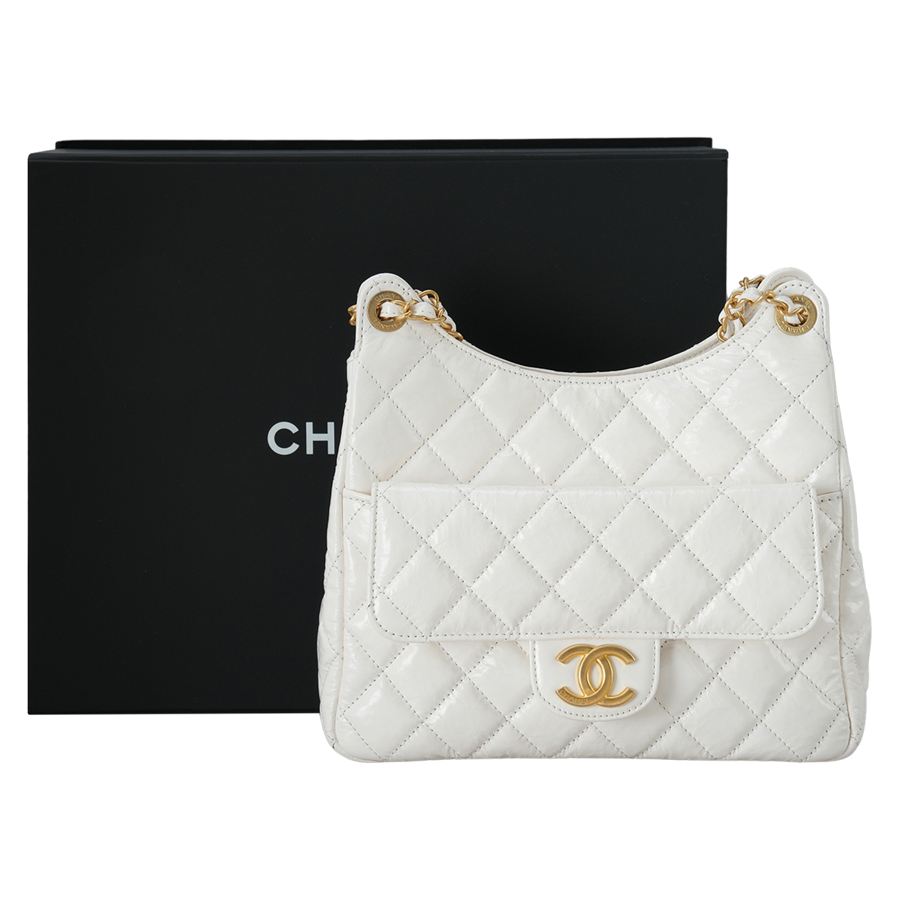 CHANEL(USED)샤넬 AS4322 포켓 체인 호보백