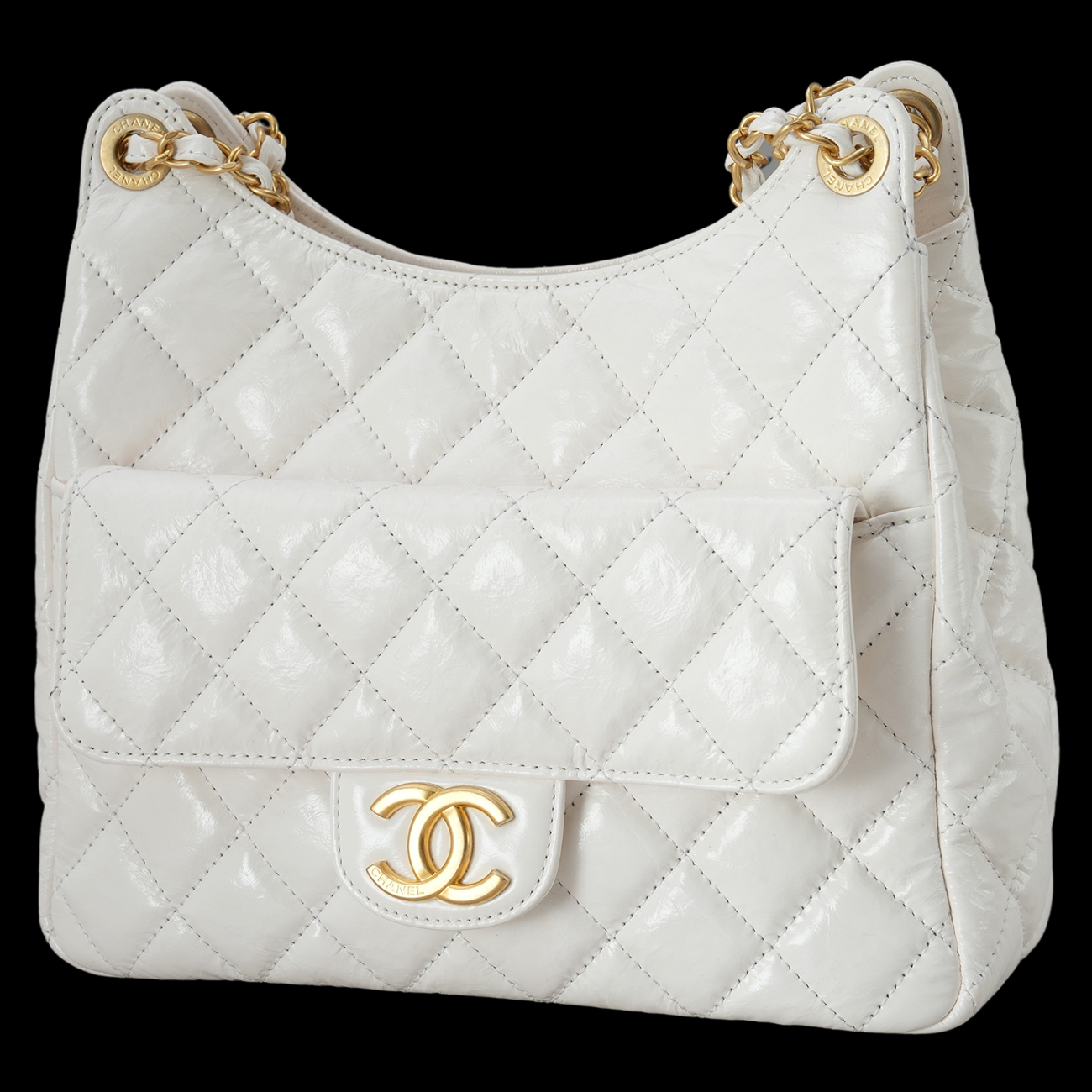 CHANEL(USED)샤넬 AS4322 포켓 체인 호보백