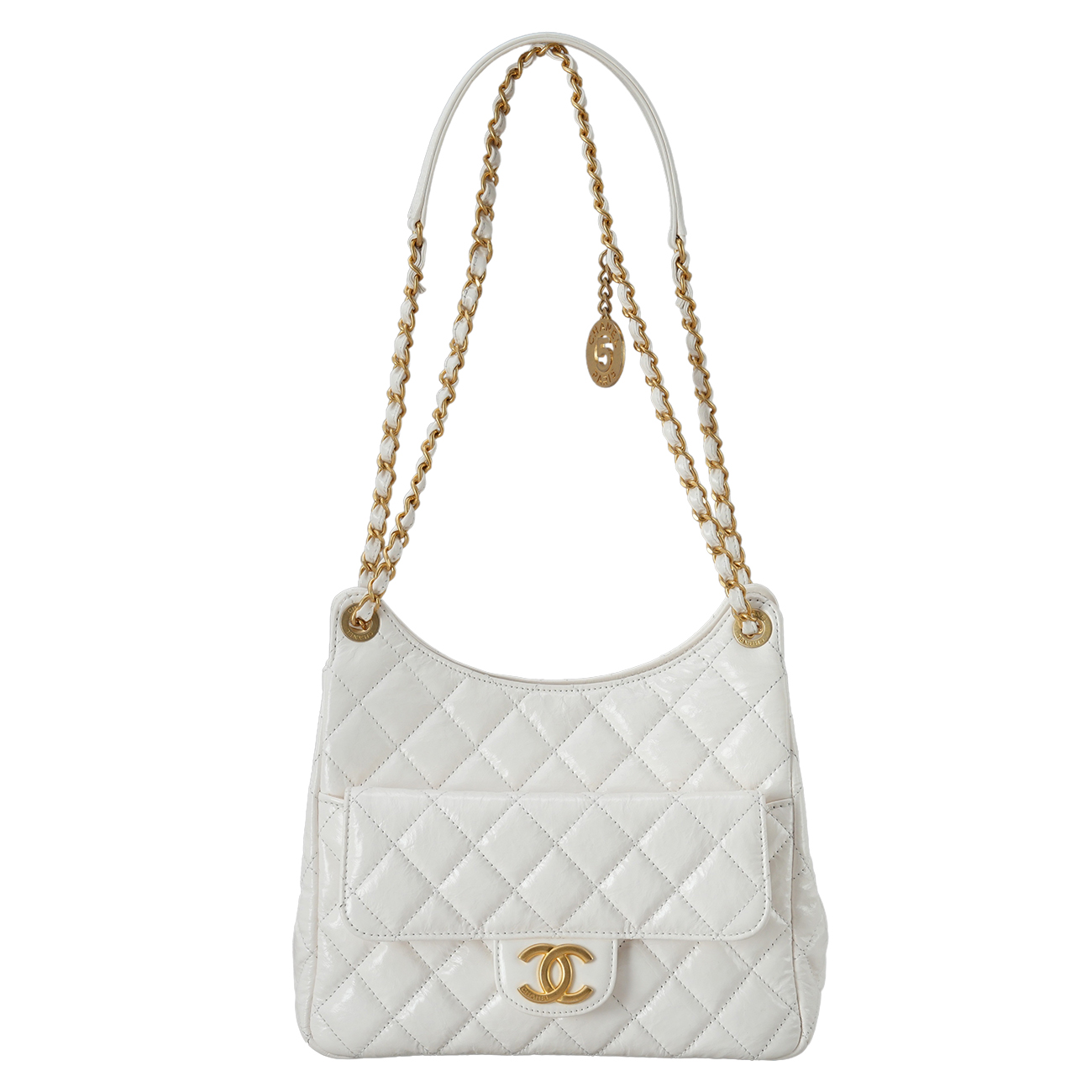CHANEL(USED)샤넬 AS4322 포켓 체인 호보백