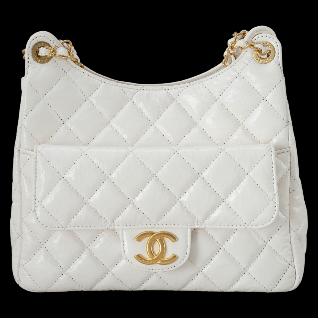 CHANEL(USED)샤넬 AS4322 포켓 체인 호보백