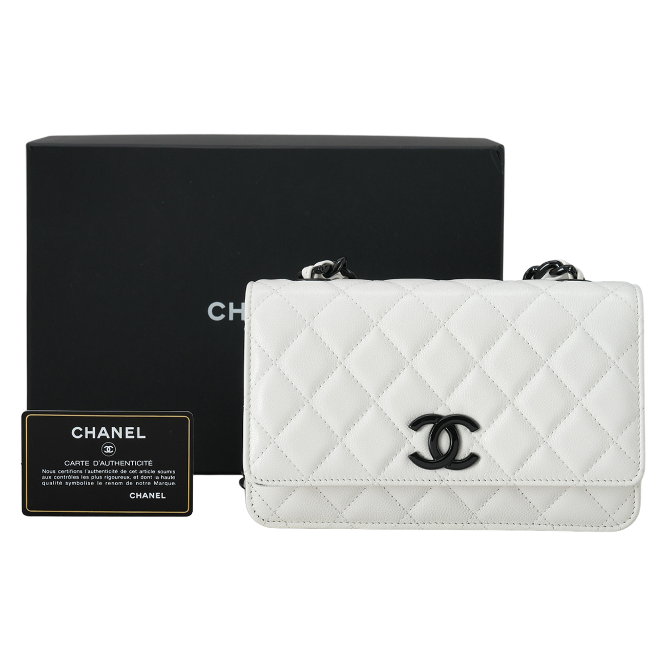 CHANEL(USED)샤넬 시즌 캐비어 WOC