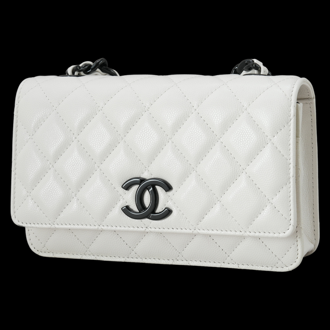 CHANEL(USED)샤넬 시즌 캐비어 WOC