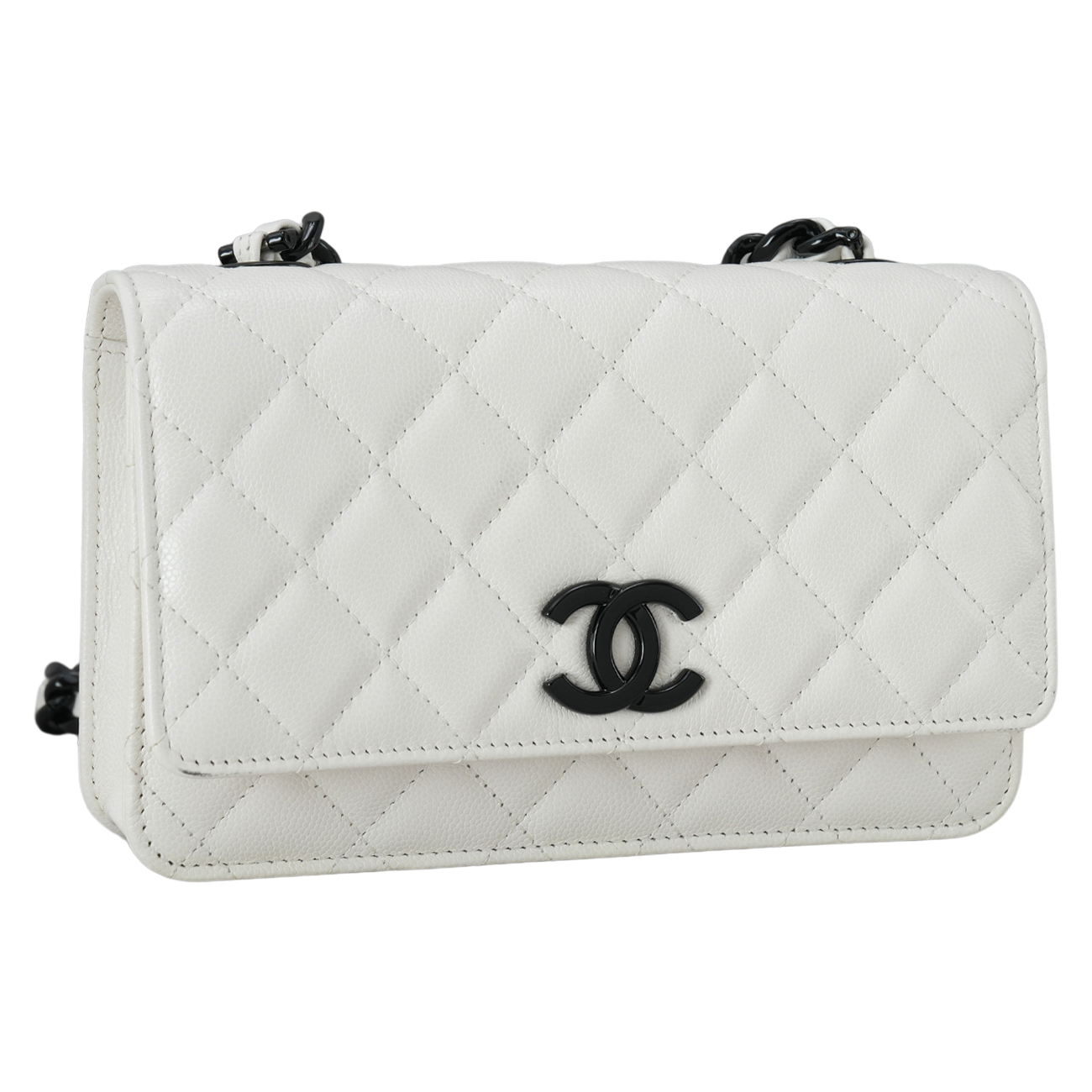CHANEL(USED)샤넬 시즌 캐비어 WOC