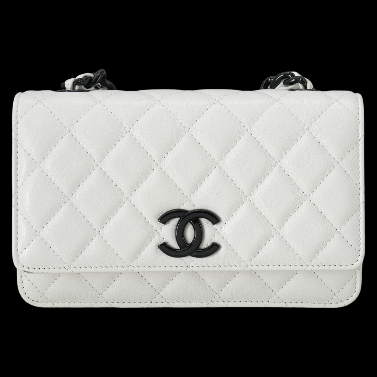 CHANEL(USED)샤넬 시즌 캐비어 WOC
