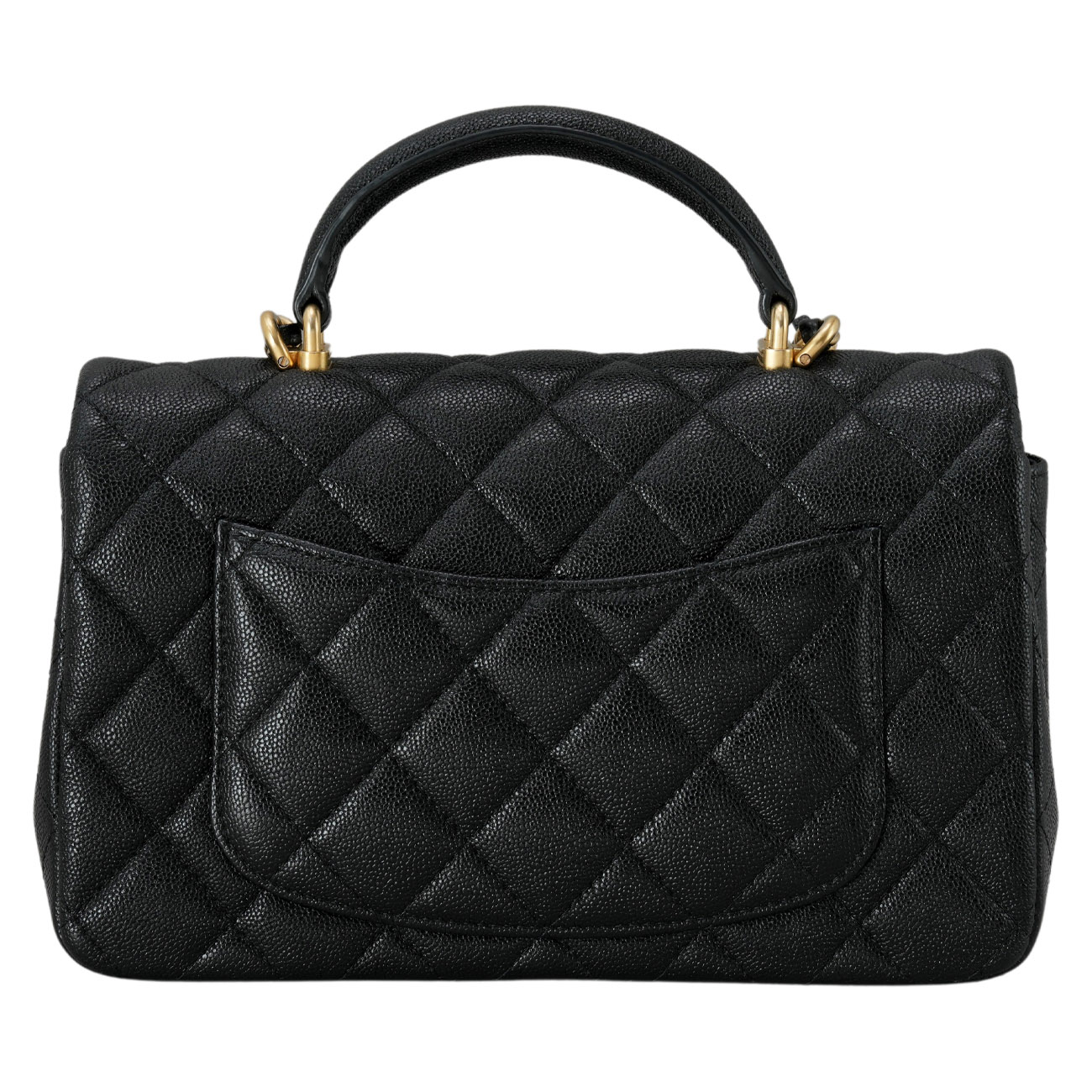 CHANEL(USED)샤넬 캐비어 클래식 뉴미니 탑핸들