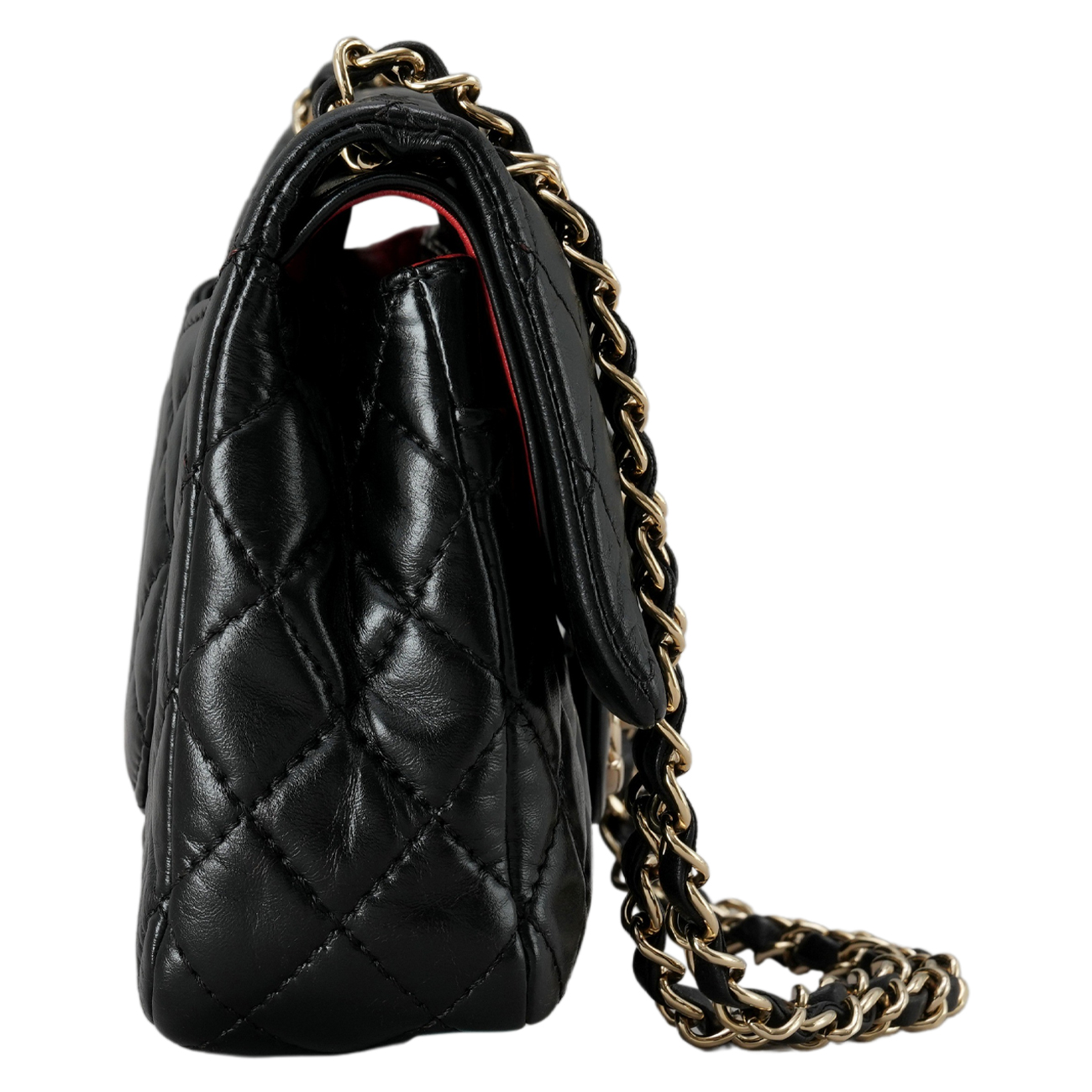 CHANEL(USED)샤넬 램스킨 클래식 미듐 플랩백