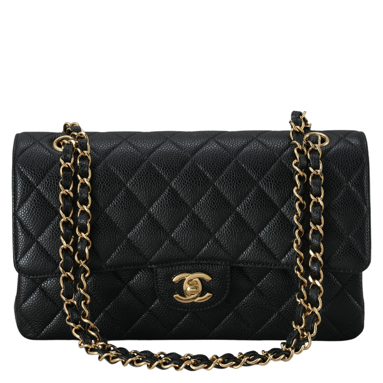 CHANEL(USED)샤넬 캐비어 클래식 미듐 플랩백