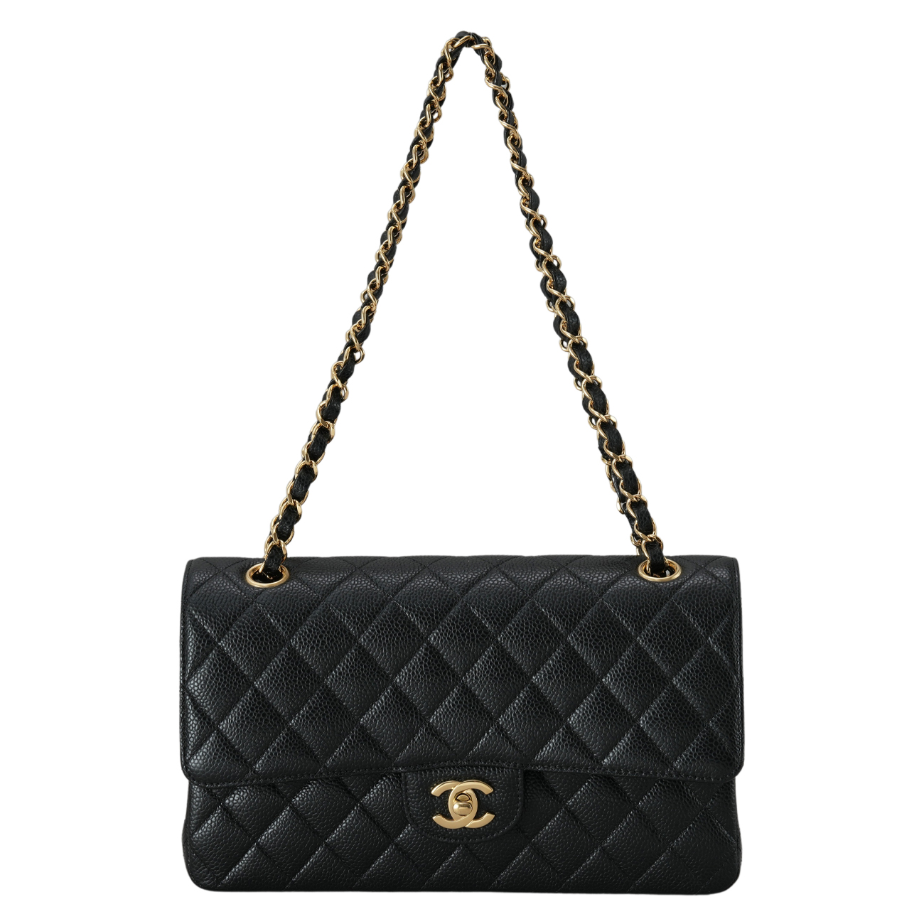 CHANEL(USED)샤넬 캐비어 클래식 미듐 플랩백