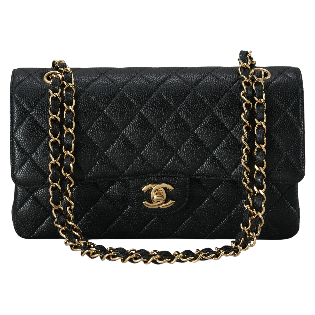 CHANEL(USED)샤넬 캐비어 클래식 미듐 플랩백