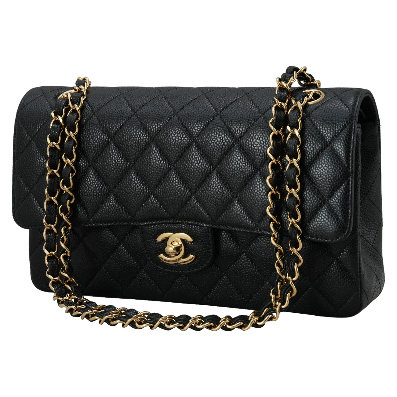 CHANEL(USED)샤넬 캐비어 클래식 미듐 플랩백