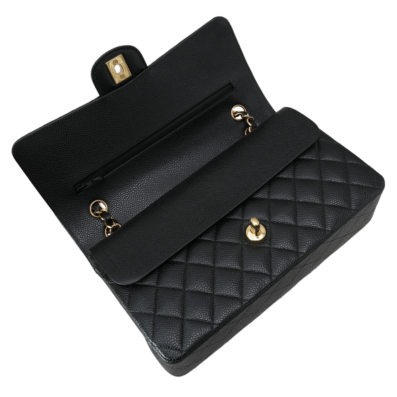 CHANEL(USED)샤넬 캐비어 클래식 미듐 플랩백
