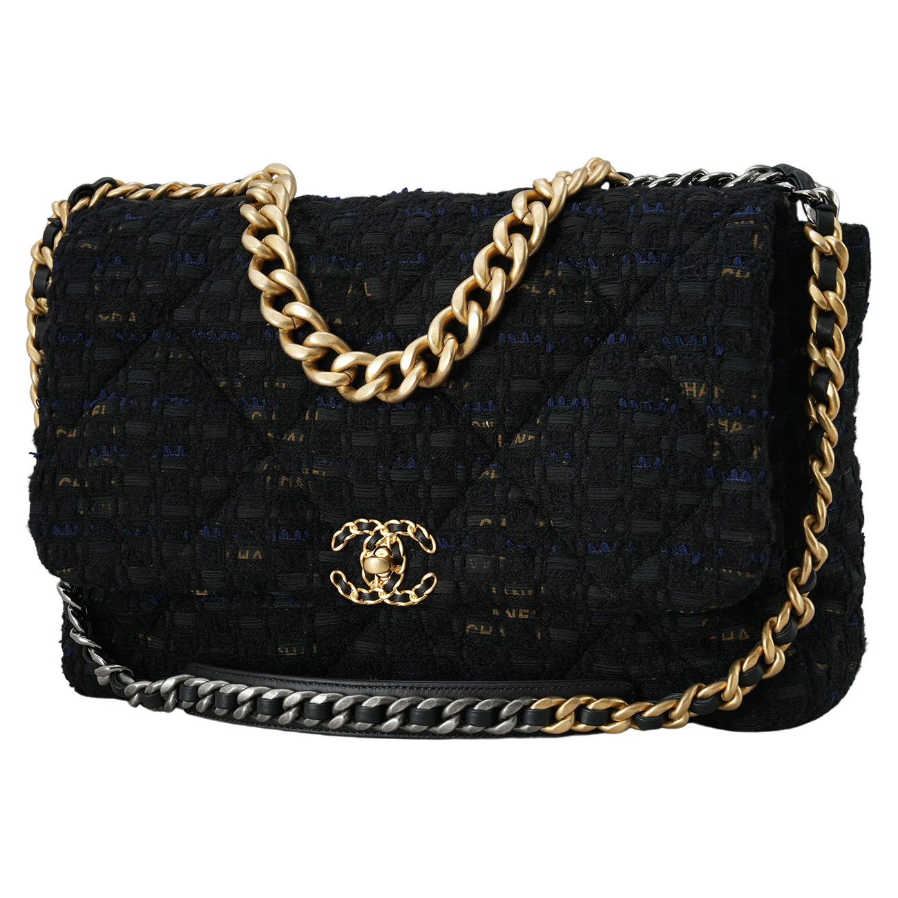 CHANEL(USED)샤넬 트위드 19백 맥시
