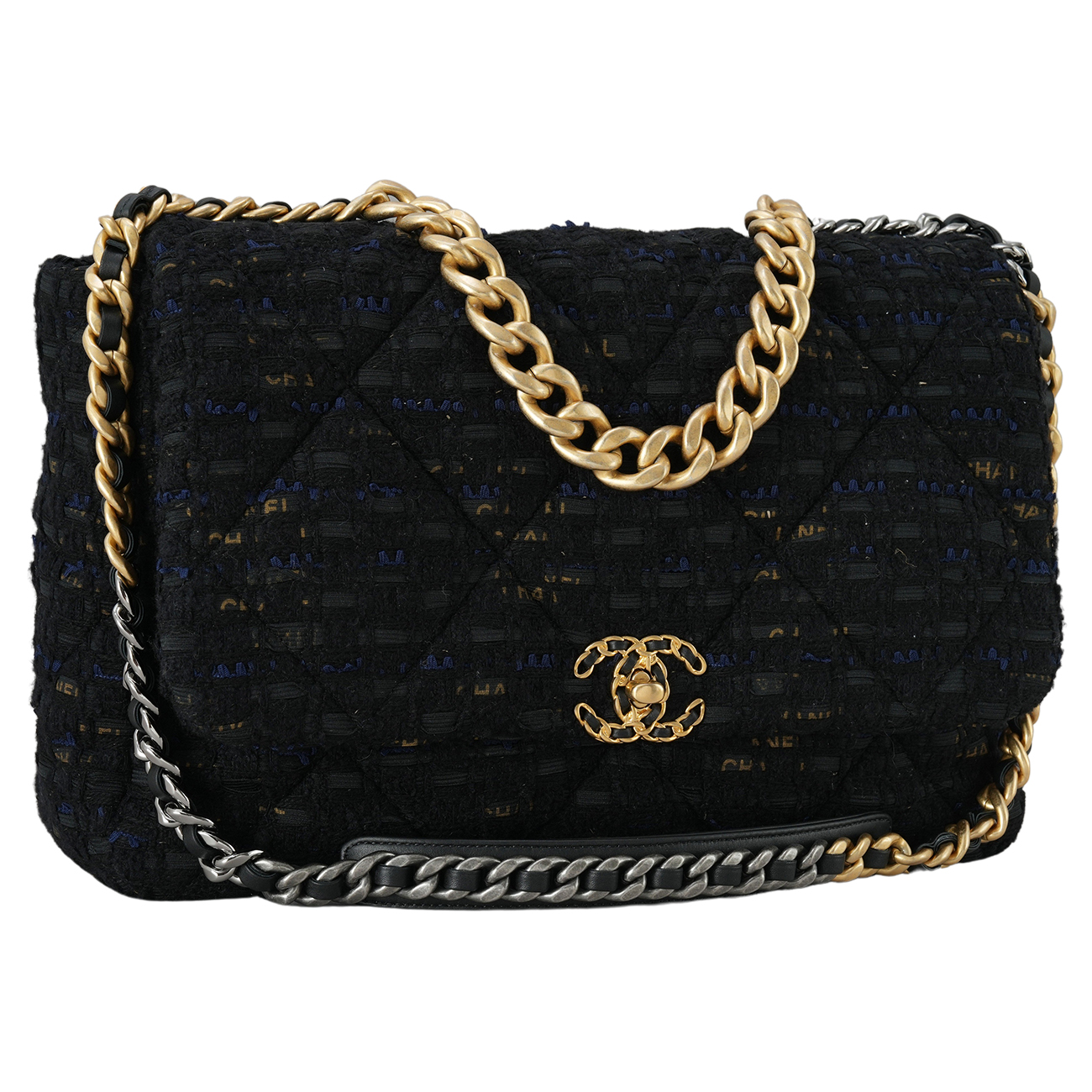 CHANEL(USED)샤넬 트위드 19백 맥시