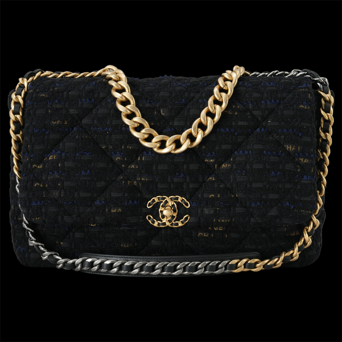CHANEL(USED)샤넬 트위드 19백 맥시