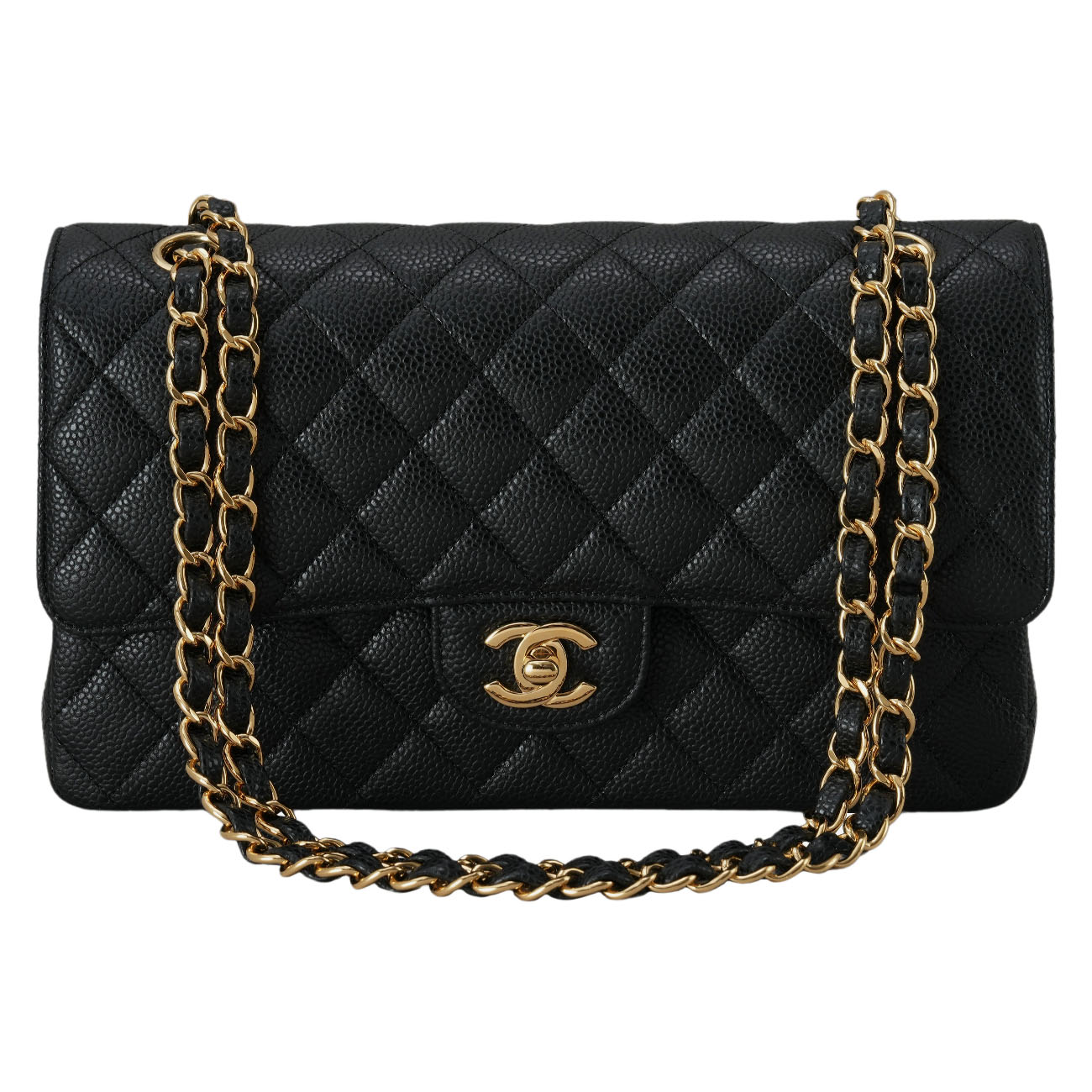 CHANEL(USED)샤넬 캐비어 클래식 미듐 플랩백