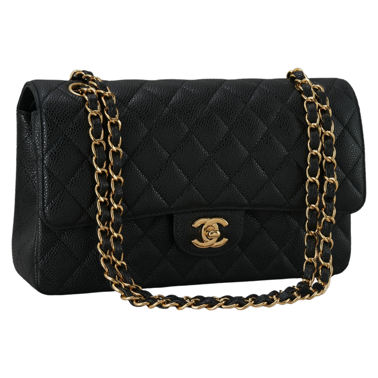 CHANEL(USED)샤넬 캐비어 클래식 미듐 플랩백
