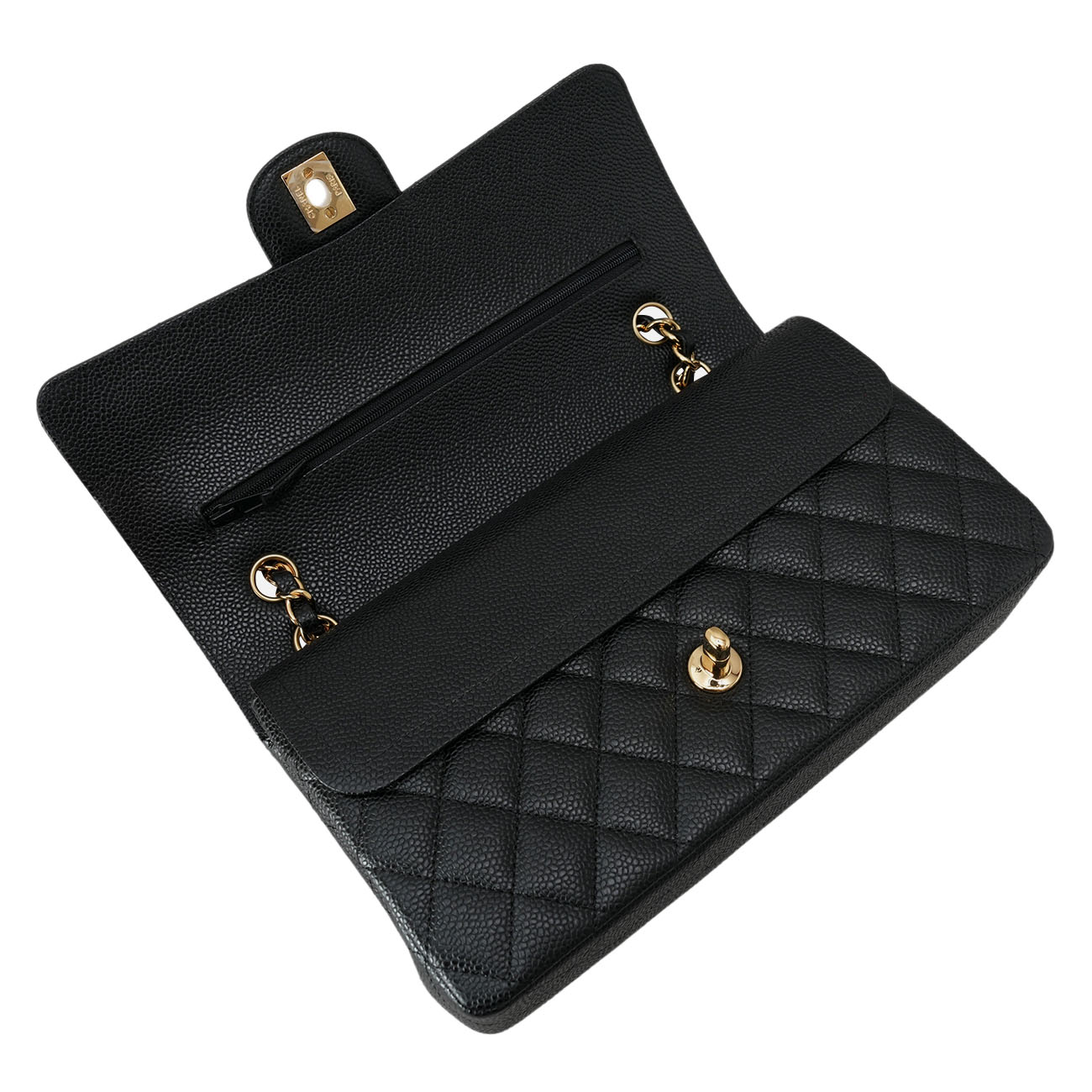 CHANEL(USED)샤넬 캐비어 클래식 미듐 플랩백