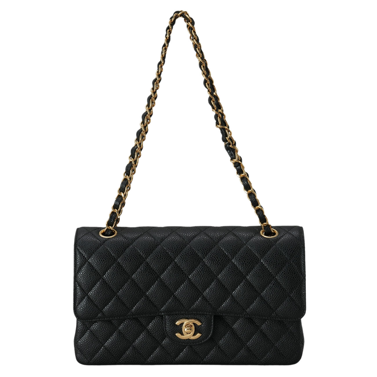 CHANEL(USED)샤넬 캐비어 클래식 미듐 플랩백