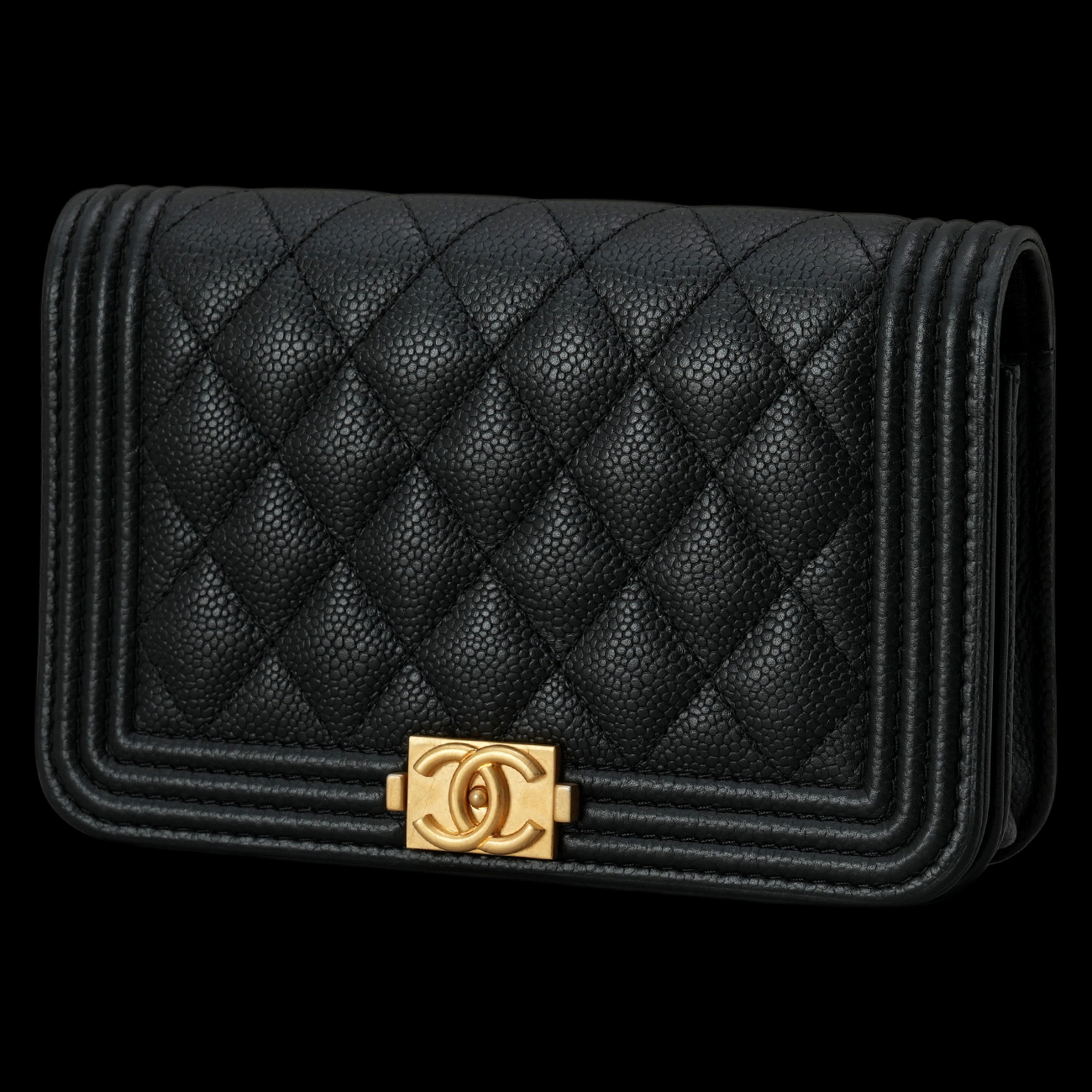 CHANEL(USED)샤넬 캐비어 보이샤넬 WOC
