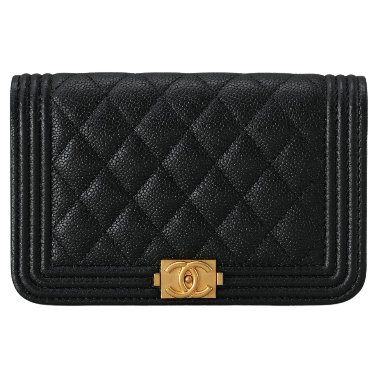 CHANEL(USED)샤넬 캐비어 보이샤넬 WOC