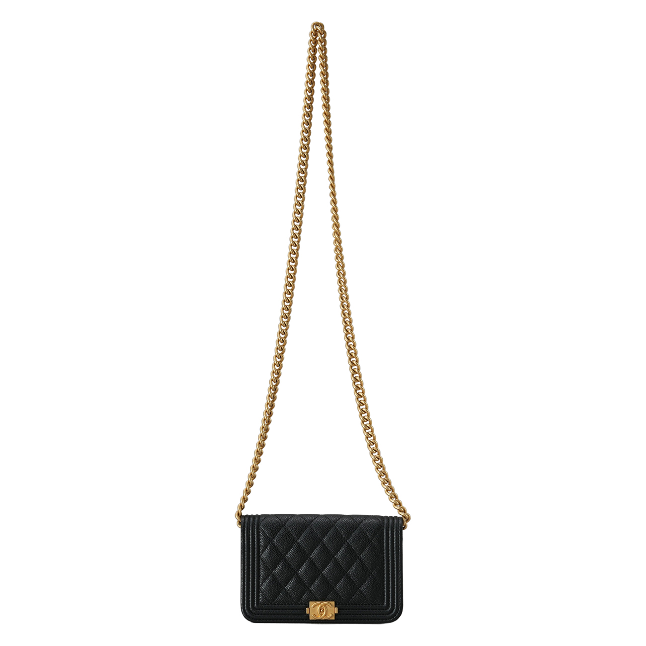 CHANEL(USED)샤넬 캐비어 보이샤넬 WOC