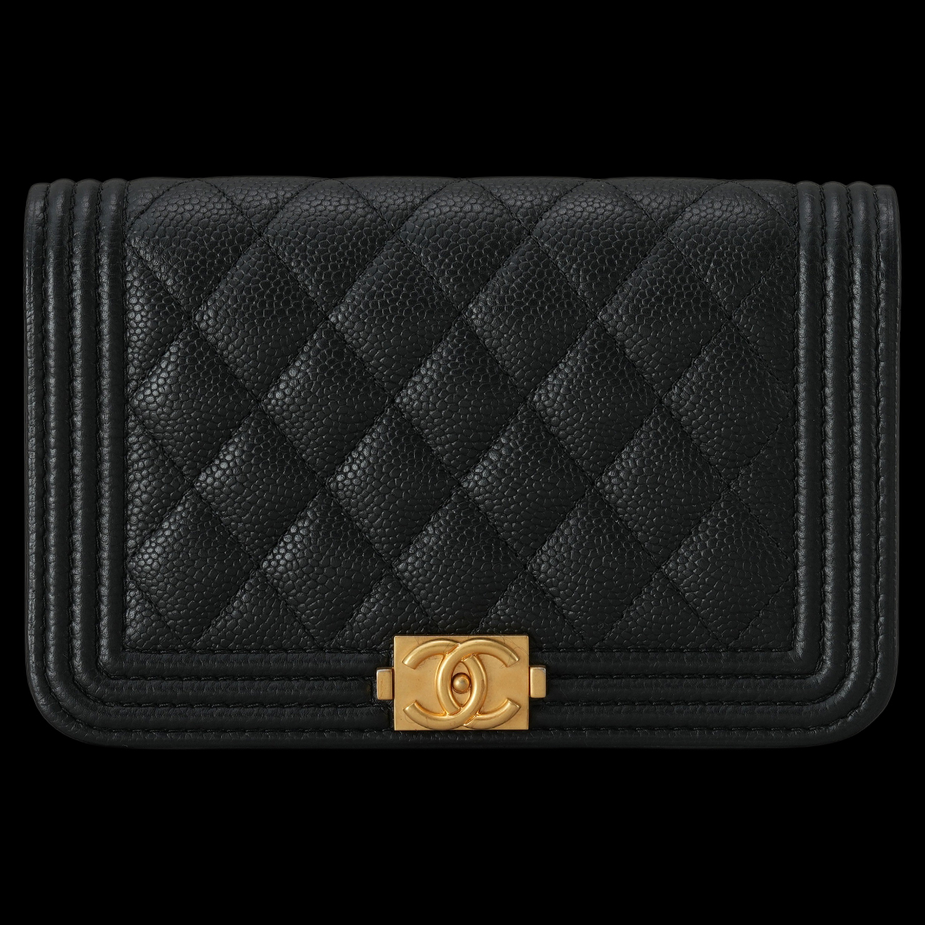CHANEL(USED)샤넬 캐비어 보이샤넬 WOC