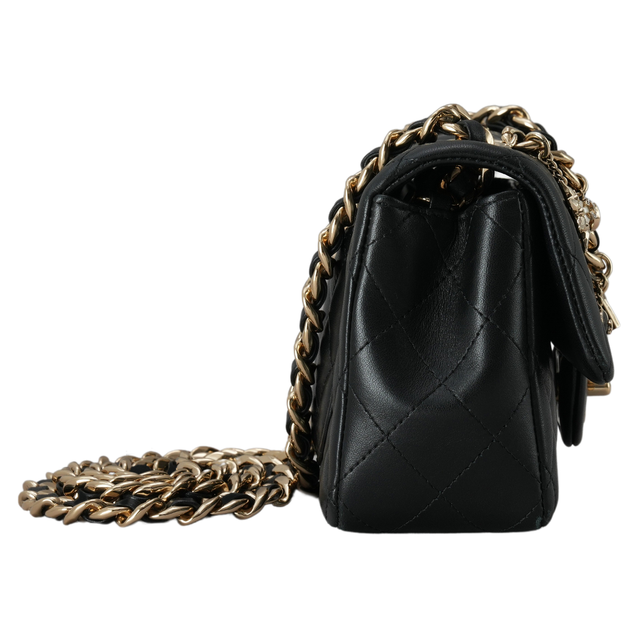 CHANEL(USED)샤넬 AS2326 시즌 램스킨 클래식 뉴미니 체인백