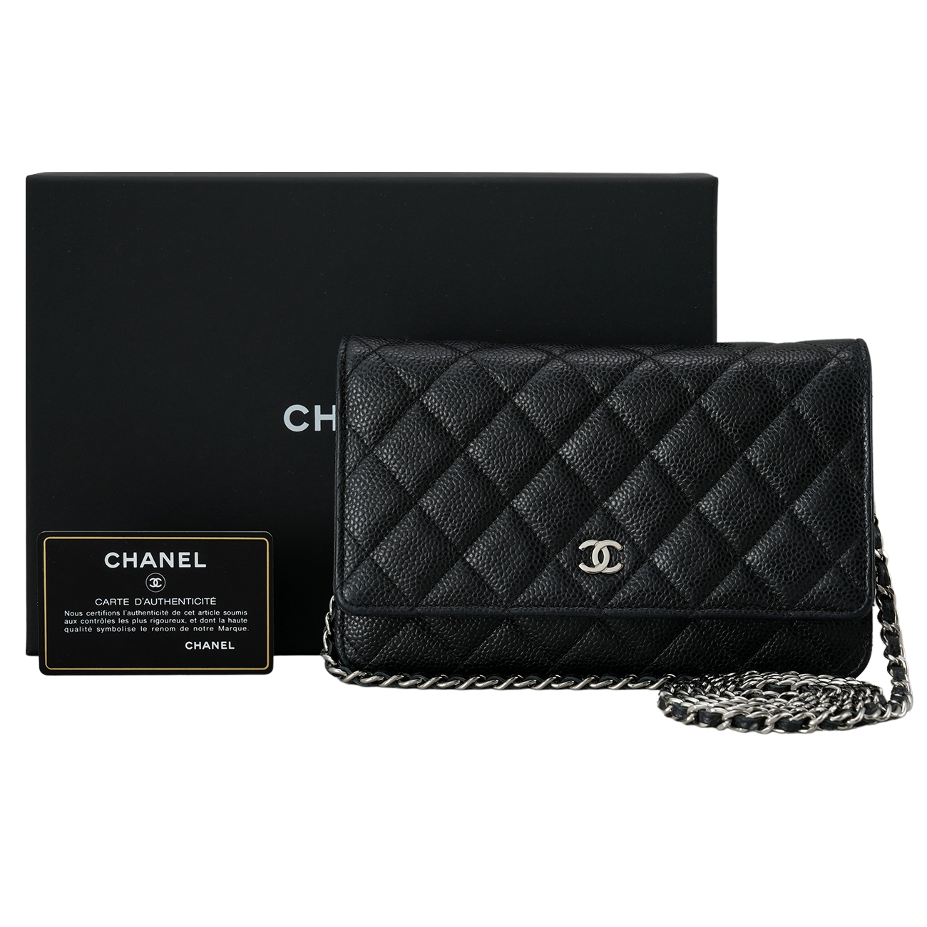CHANEL(USED)샤넬 AP0250 캐비어 클래식 WOC
