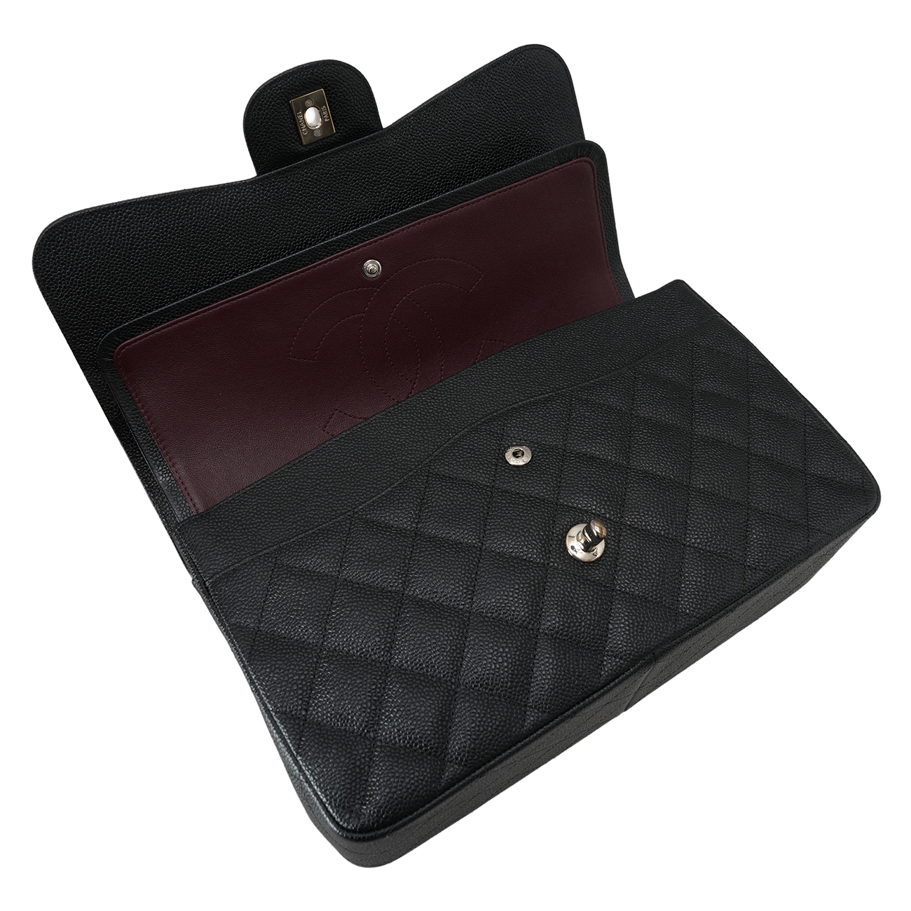 CHANEL(USED)샤넬 A58600 캐비어 클래식 라지 플랩백