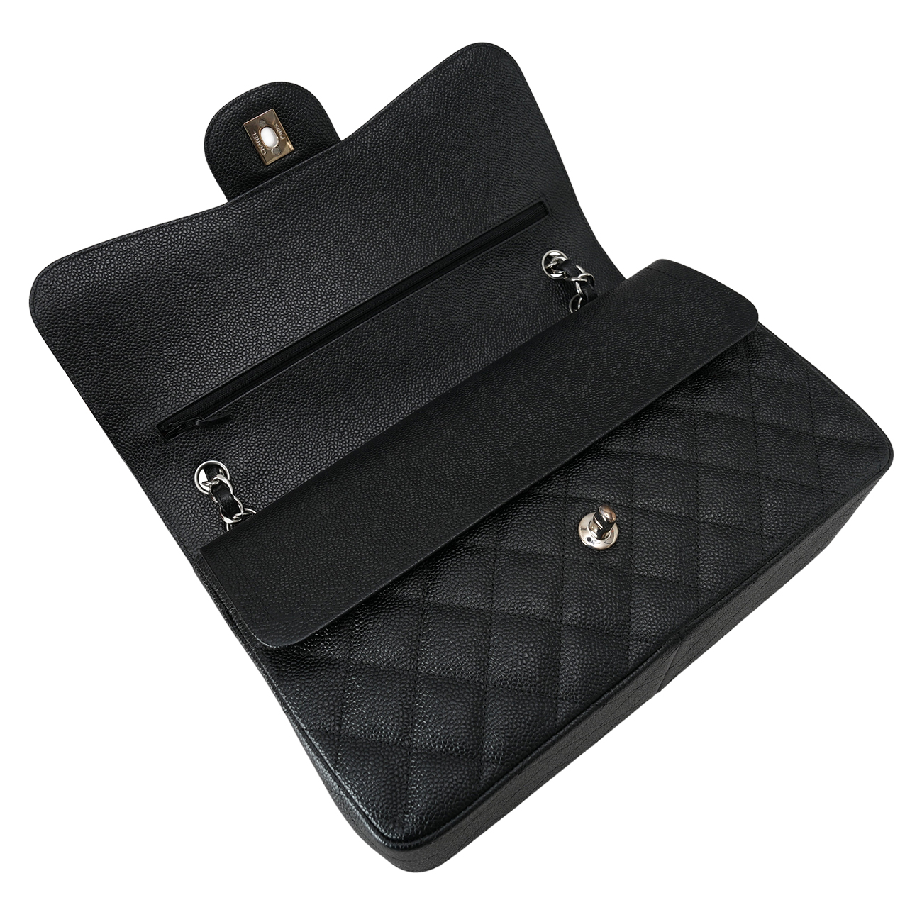 CHANEL(USED)샤넬 A58600 캐비어 클래식 라지 플랩백