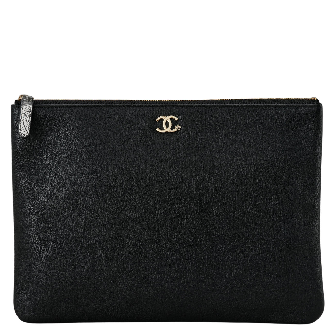 CHANEL(USED)샤넬 A81796 시즌 레더 클러치