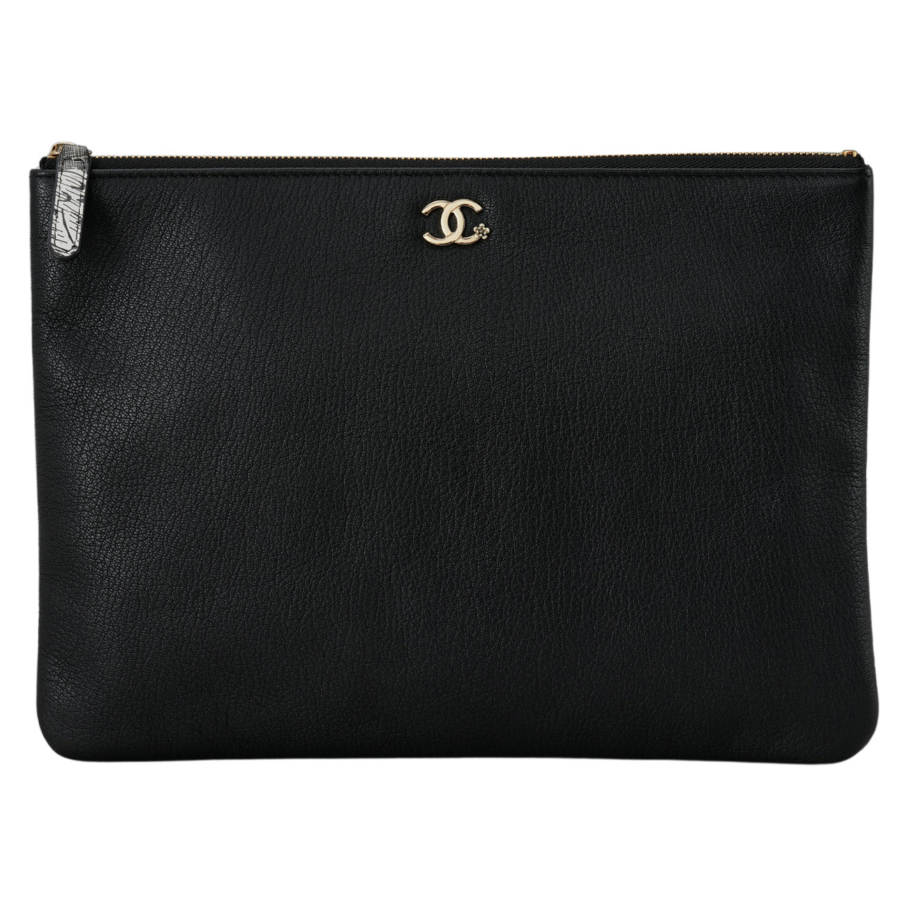 CHANEL(USED)샤넬 A81796 시즌 레더 클러치