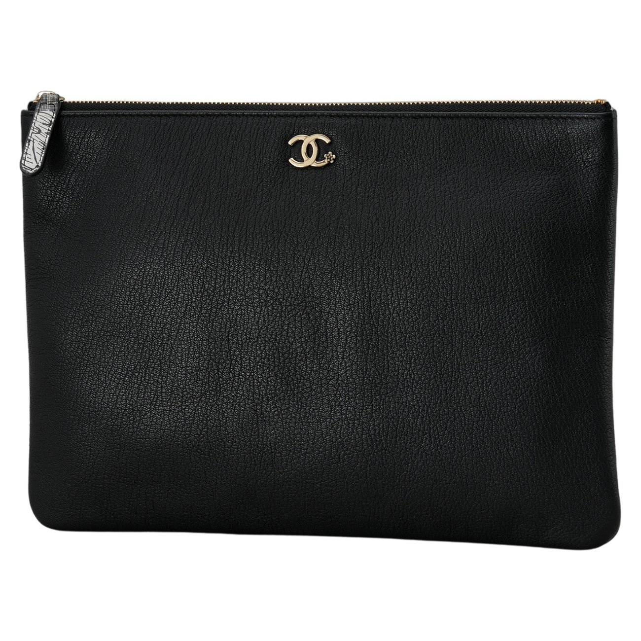 CHANEL(USED)샤넬 A81796 시즌 레더 클러치