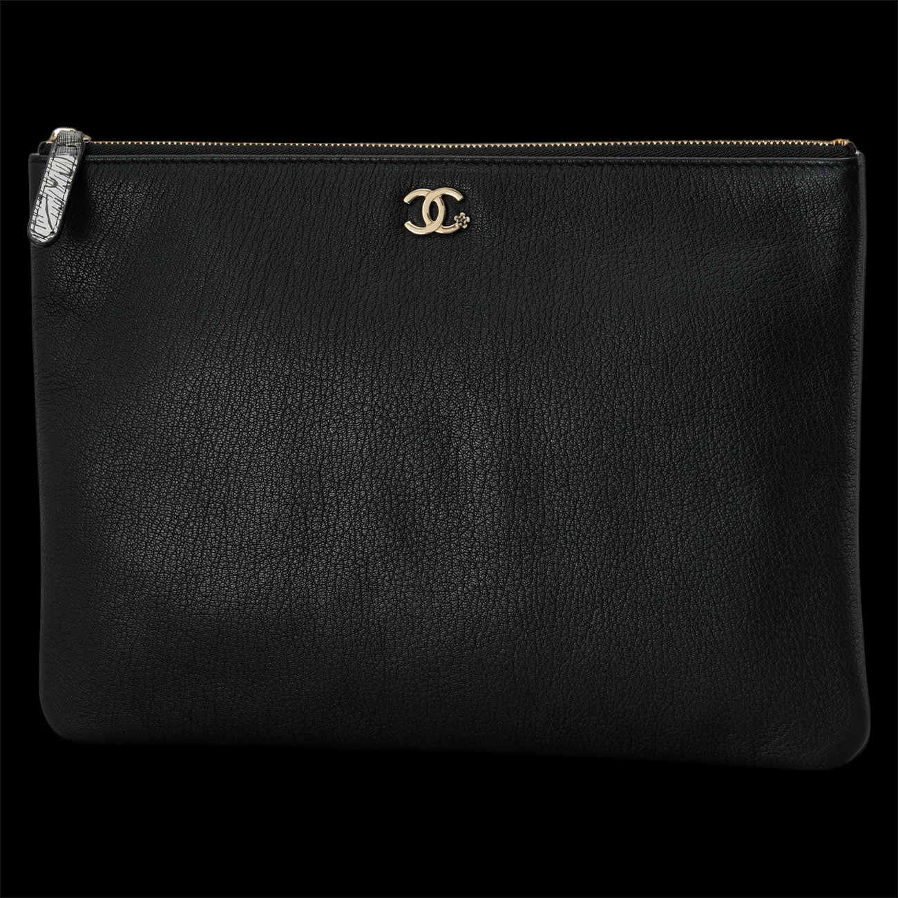 CHANEL(USED)샤넬 A81796 시즌 레더 클러치