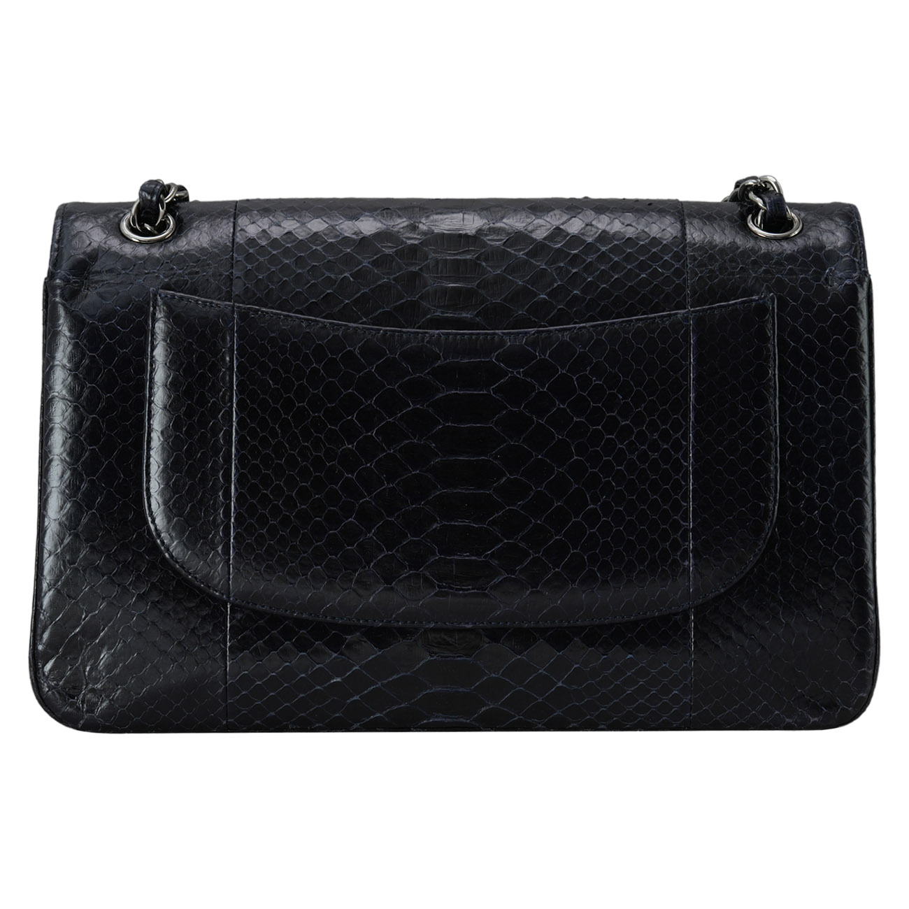 CHANEL(USED)샤넬 클래식 파이톤 라지 플랩백