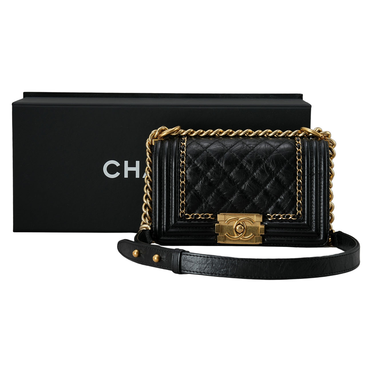 CHANEL(USED)샤넬 시즌 보이샤넬 스몰