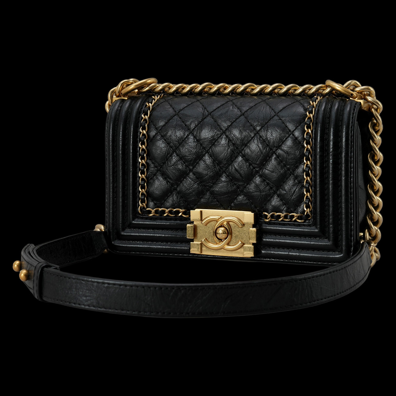 CHANEL(USED)샤넬 시즌 보이샤넬 스몰