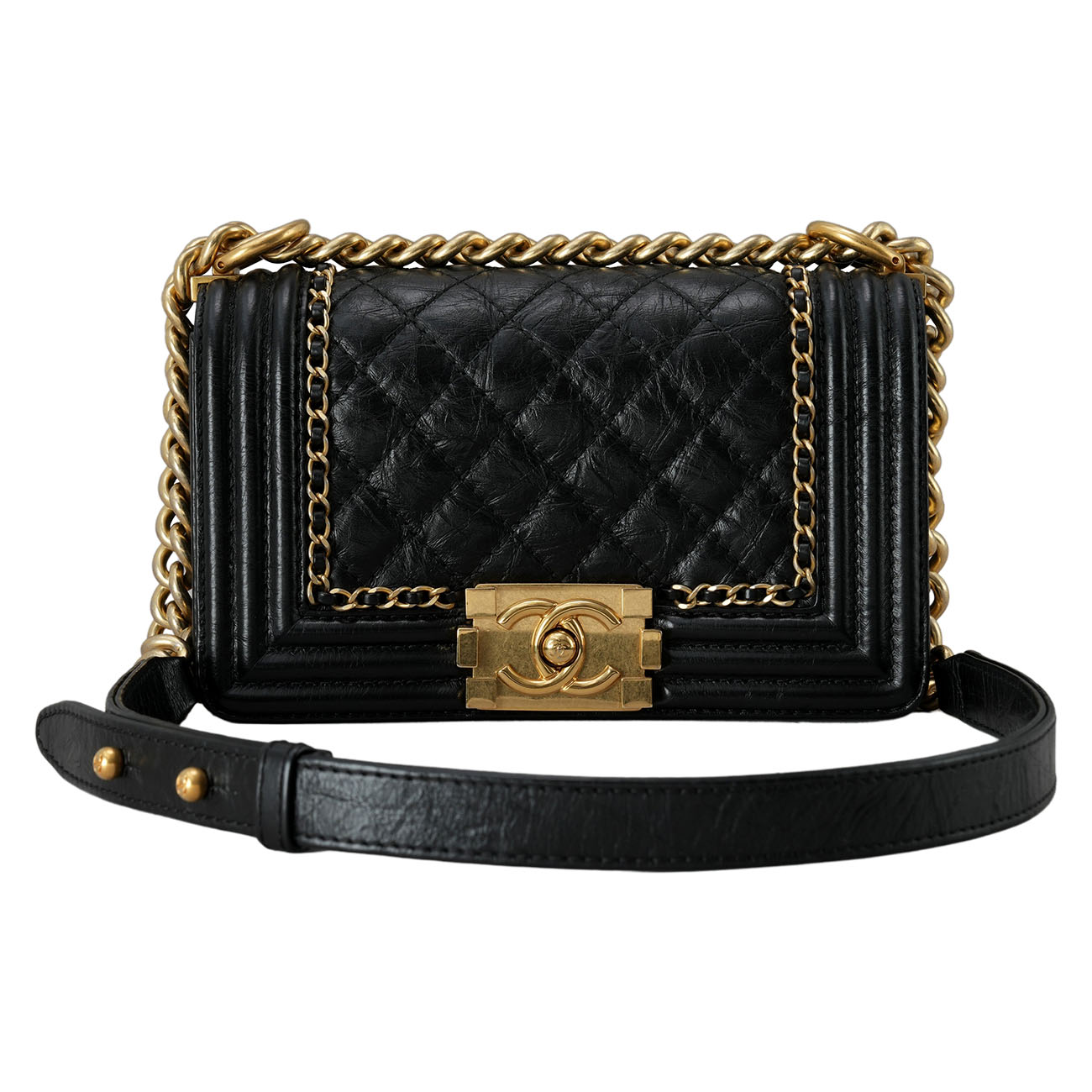 CHANEL(USED)샤넬 시즌 보이샤넬 스몰