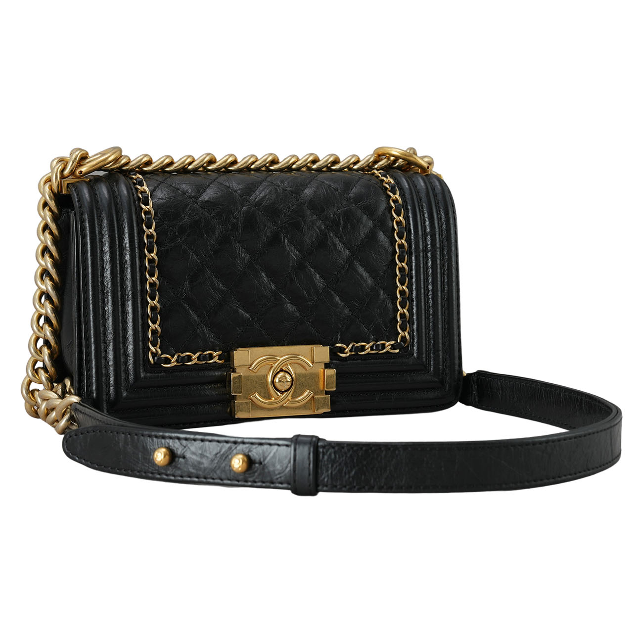CHANEL(USED)샤넬 시즌 보이샤넬 스몰