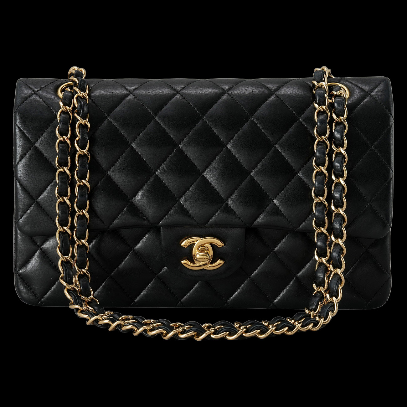 CHANEL(USED)샤넬 클래식 램스킨 미듐