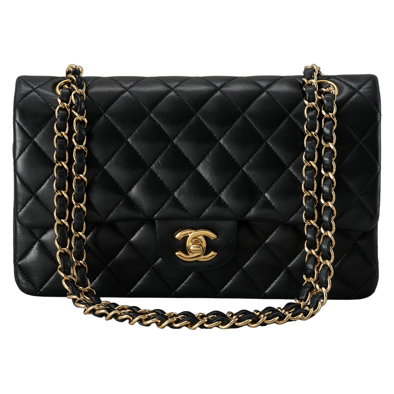 CHANEL(USED)샤넬 클래식 램스킨 미듐