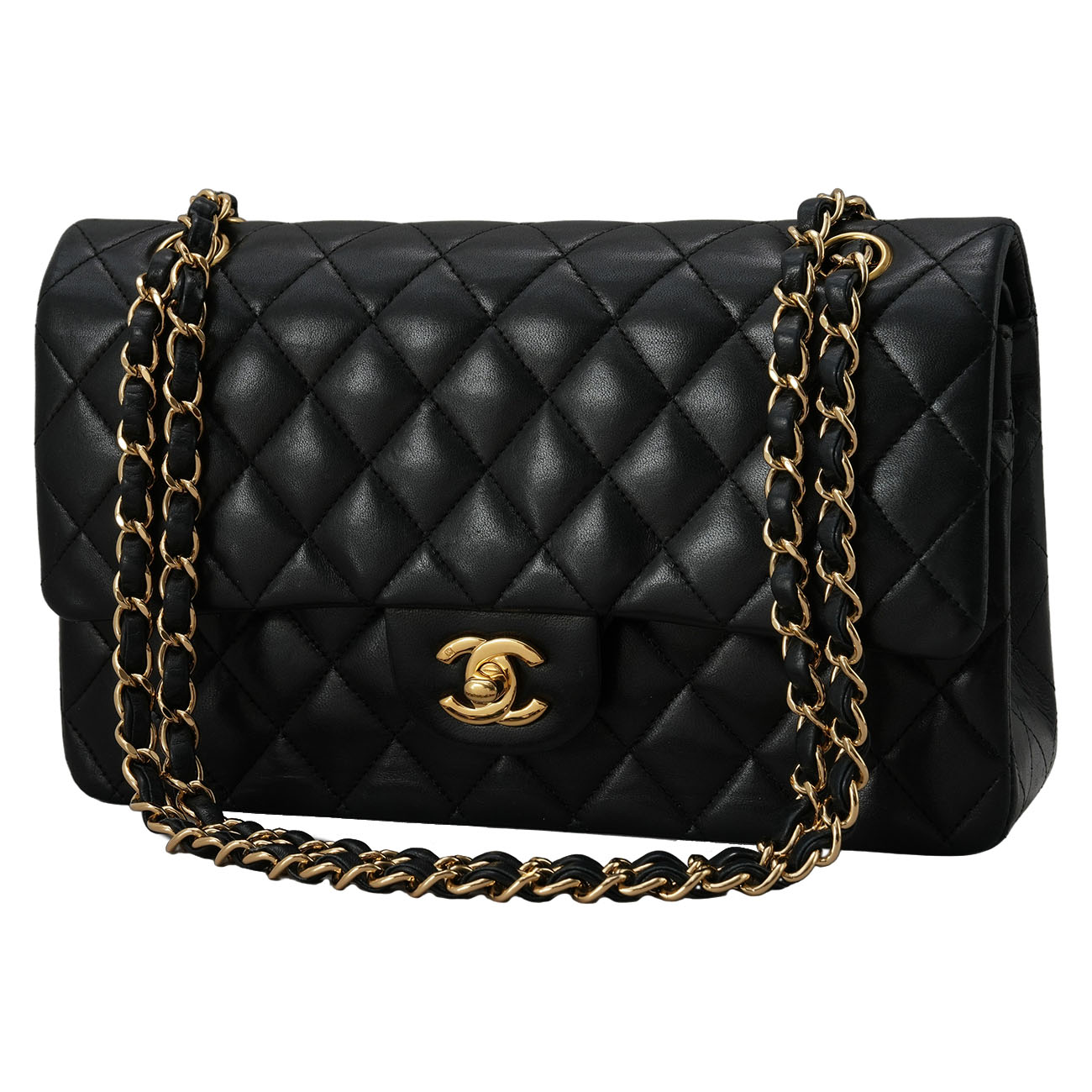 CHANEL(USED)샤넬 클래식 램스킨 미듐