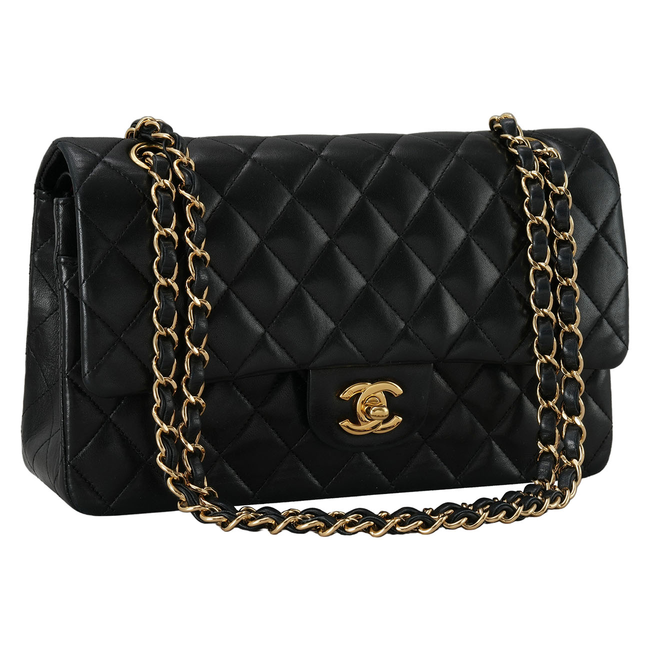 CHANEL(USED)샤넬 클래식 램스킨 미듐
